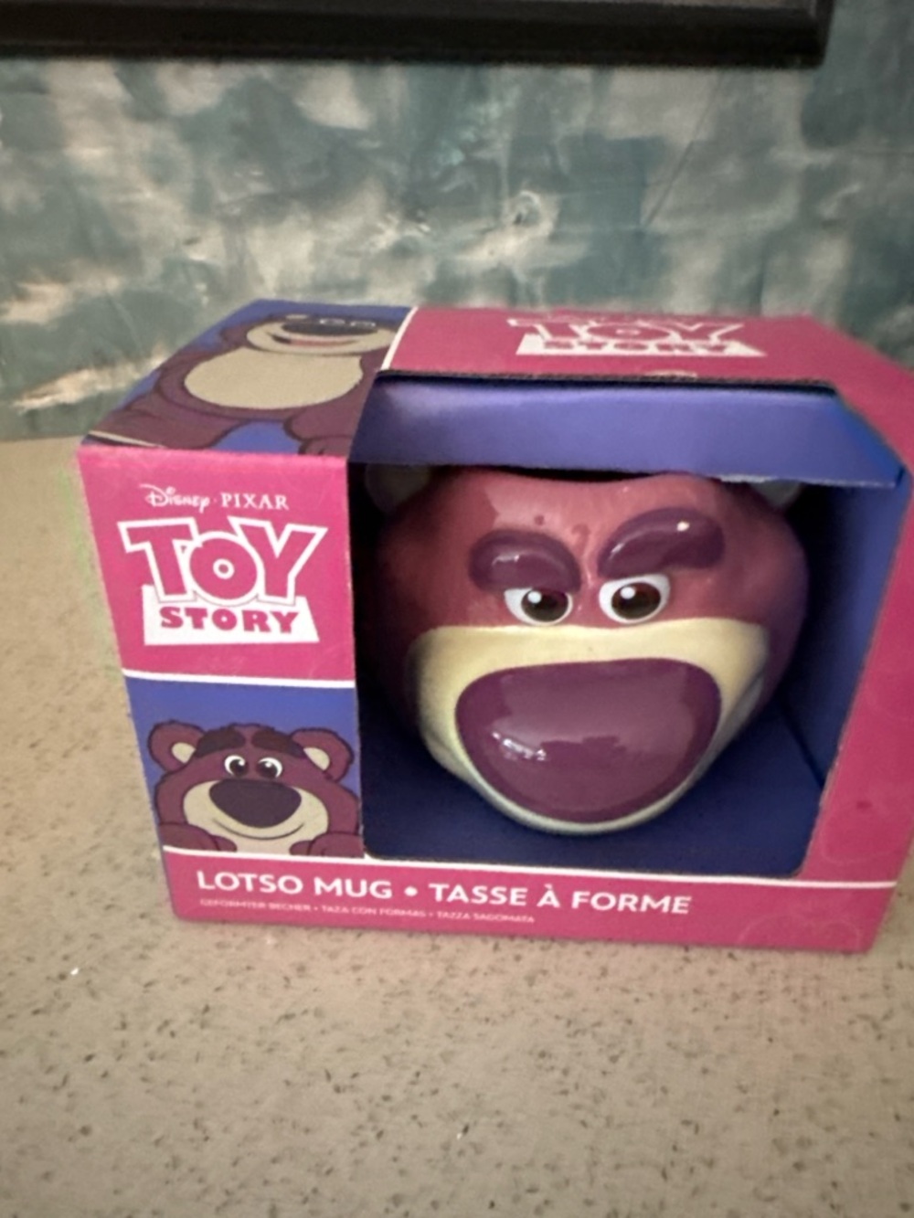🧸 Disney Pixar Toy Story Lotso Bear 3D Mug – New in Box 💗